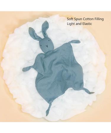 Shop Bunny Lovey Ceiling - Double-Lying Cotton Muslin for Comfort & Dental Relief (Blue) - International Shipping Available - Buy Online on GoSupps.com