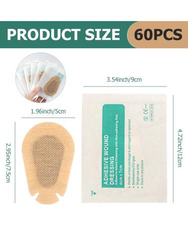 FERCAISH 60 Pcs Disposable Eye Patches - Adhesive Eyepatch for Adults & Kids Latex-Free Amblyopia Bandages - Buy Online on GoSupps.com