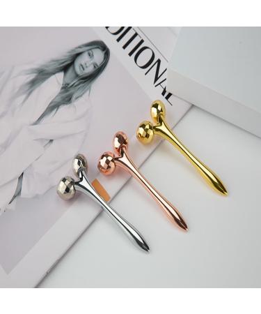 3Pcs 3D Face Roller Massage Stick Cooling Metal Facial Massage Tool Metal Face Roller Eye Puffiness Roller Face Massage Tools for Face Eyes Neck Body Muscle Relaxing Anti-Aging - Buy Online on GoSupps.com