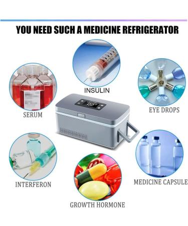 TAHALI Insulin Cooler: Portable Rechargeable Smart Medicine Refrigerator for Cars, Homes, Outdoors - Mini Fridge - Buy Online on GoSupps.com