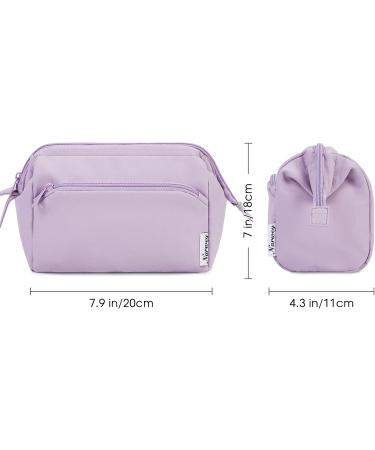 Narwey Large Purple Makeup Bag Travel Toiletry Organizer for Women - Buy Online on GoSupps.com