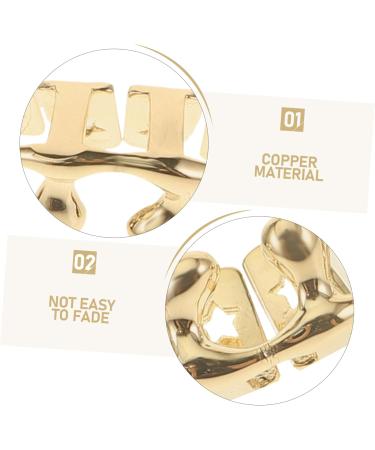 HAPINARY Hip Hop Teardrop Drip Teeth Caps Gold Plated Teeth Caps for Event Costumes - Buy Online on GoSupps.com