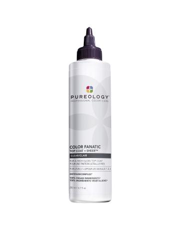 Pureology Color Fanatic Top Coat + Sheer Clear Hair Toner | Hair Gloss Treatment | Clear Hair Glaze for Brunette & Black Hair | 6.7 Fl Oz - Buy Online on GoSupps.com