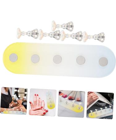 POPETPOP 5 Sets Nail Practice Holder Creative Nail Stands Convenient Nail Holders Practice Nail Racks Nail Art Holder Rack Nail Decoration Nail Rest Strip Bracket Plastic - Buy Online on GoSupps.com