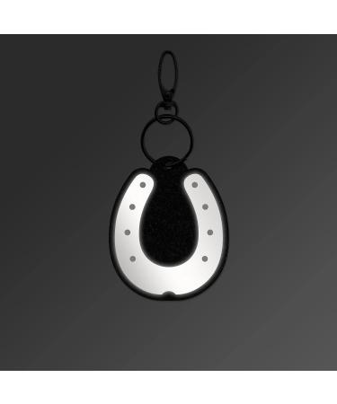 Reflexy Horseshoe Reflector Pendant - Eco-Friendly Felt Pedestrian Reflector for Riders | Lucky Charm & Riding Symbol - Buy Online on GoSupps.com