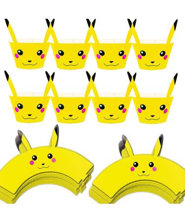Cake decoration birthday 48 pieces party decoration cupcake topper 24 pieces + 24 cartoons cupcake decoration for children birthday party