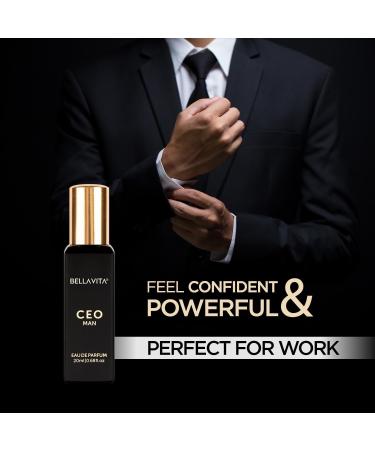 Be.lla V.ita Lux.URY CEO Man Eau De Parfum | Office Wear Perfume for Men with Long Lasting Notes of Tonka and Agarwood 20 ML - Buy Online on GoSupps.com