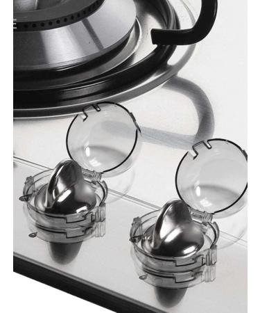 Nyidpsz6 Pcs Stove Knob Covers Universal Clear Gas Electric Oven Protection Locks Oven Knob Lock Security Knob Cover Guards Cooker Switch Protective Cover for Baby Toddlers(Transparent Color) - Buy Online on GoSupps.com