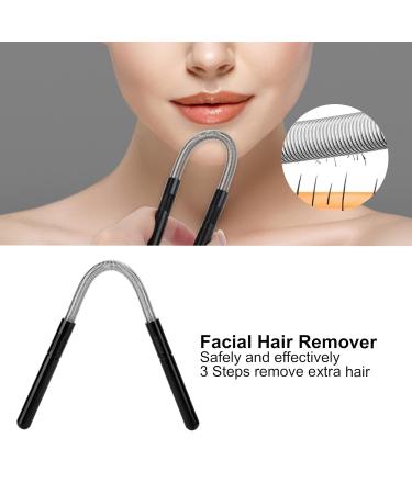 Spring Bend Epilator - Stainless Steel Face & Hair Remover Tool | Beauty Feather Thread Tool (Black) - Shop Now! - Buy Online on GoSupps.com