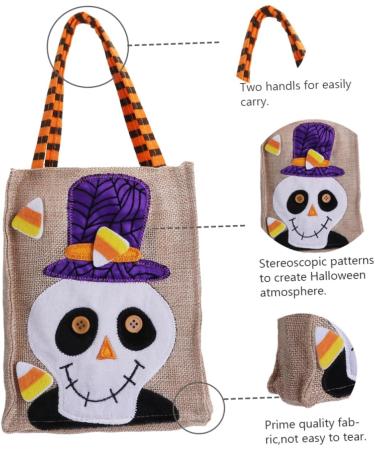 ABOOFAN 2pcs Halloween Candy Bag Candy Bags Candy Bags Kid Candy Pouch Bulk Decorative Items Child - Buy Online on GoSupps.com