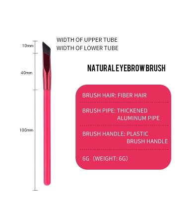 Multi-Function Professional Square Angled Eyebrow Brush - Ultra Thin Eyeliner Makeup Brush - Buy Online on GoSupps.com