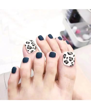 SILPECWEE 16 Sheets Leopard Toe Nail Stickers | Cheetah Print Full Nail Wraps for Women | Self-Adhesive Manicure Sticker for Toes with Nail File - Buy Online on GoSupps.com