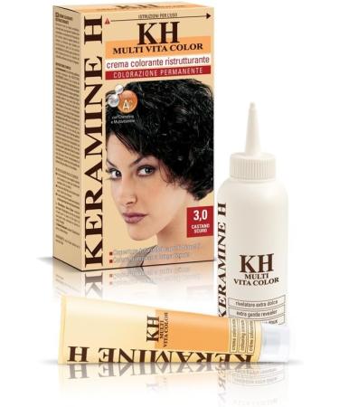 SOCO Keramine H cream restaurant cream Castano dark 3 packages 110 ml total 330 ml - Buy Online on GoSupps.com