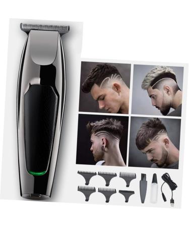 FOMIYES Hair Shaver & Barber Shears for Men | Beard Trimmer Hair Clippers & Body Hair Grooming Tool - 18x7.5cm Black - Buy Online on GoSupps.com