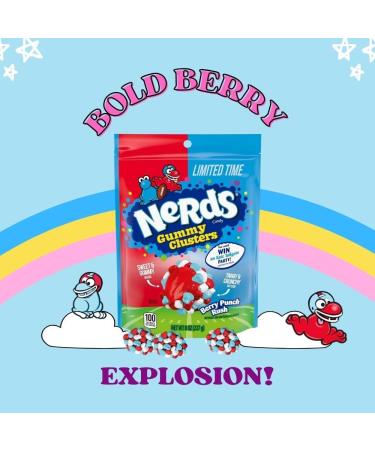 NRD-Cluster Halloween Candy Gummy Cluster Berry Punch Rush Candy Snacks for Halloween Treats Christmas and Snacks for Kids 227grams (Pack of 2) - Buy Online on GoSupps.com