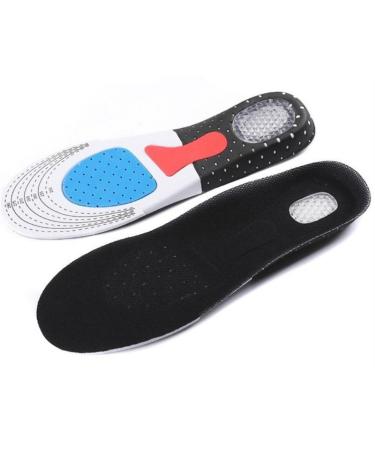 Premium Comfort Gel Sports Inserts |Insoles for Men & Women |Orthotic Cushion|Arch Support Shoe Insert |Plantar Fasciitis & Sore Feet Relief (Large (M): 7.5-12 / (W): 9-13)