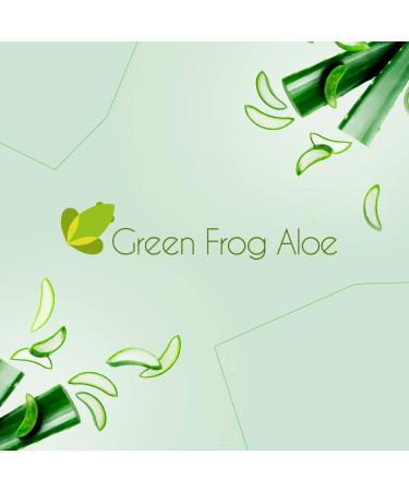 Green Frog - Pure Aloe Vera Drink with Pulp (99.8%) - 1 Liter - European Organic Certificate - 100% Organic - No Aloins and S - Buy Online on GoSupps.com
