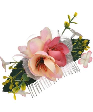Ipetboom 1pc Wedding Crown Bridal Hair Comb Hair Comb Clip Wedding Hair Decoration Hair Pin Fabric Flower Comb Tiara Hair Fork Wedding Hair Comb Hair Clips Hair Accessories Bride Flowers - Buy Online on GoSupps.com