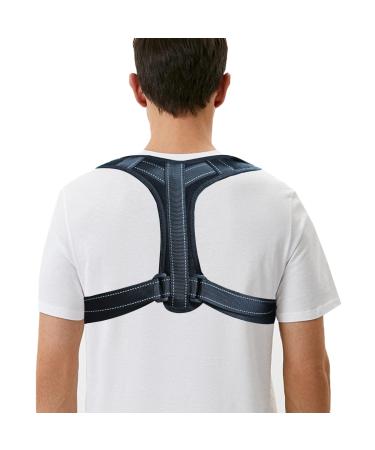 wellmall-hula Posture Corrector for Men & Women - Comfortable Upper Back Brace Adjustable Back Straightener Support for Shoulder Neck & Back Clavicle Spine Support for Physical Therapy