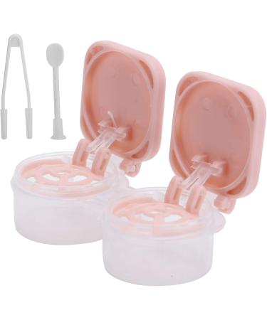 Portable Contact Lens Container Durable Pink Organizer for Cosmetic Lenses Multifunctional & Travel-Friendly - Buy Online on GoSupps.com