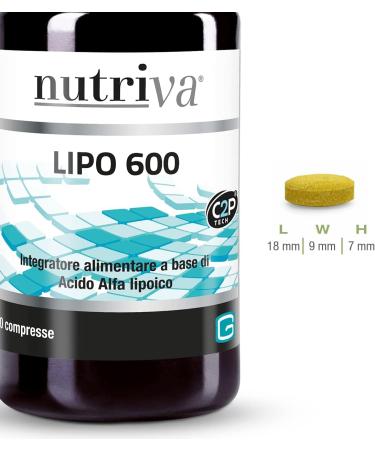 Cabassi Giuriati NUTRIVA LIPO 600 30 tablets 900 mg - Buy Online on GoSupps.com