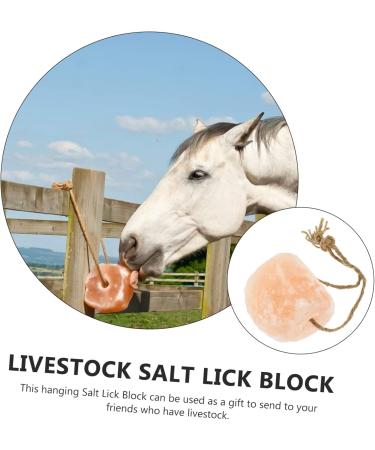 HANABASS Lick Salt Block Salt Licking Block Nutrition Farm Animals Salt Hanging Salt Block Farm Supply - Buy Online on GoSupps.com