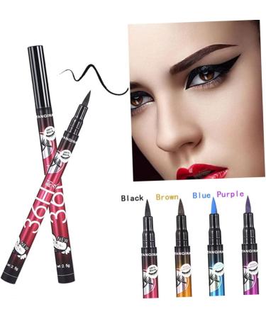  POPETPOP POPETPOP Waterproof Non-Smudge Liquid Eyeliner Eyebrow Pencil for Women Creative Blue Eyeliner for Makeup and Festive Events - Buy Online on GoSupps.com