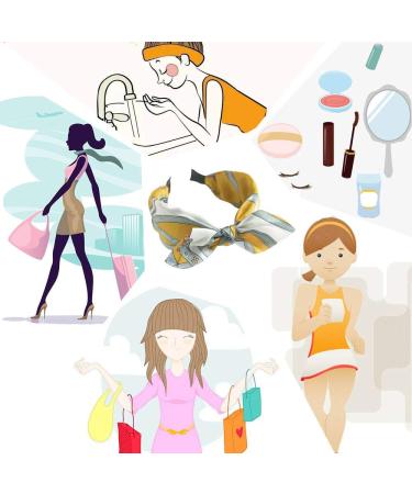 LZYMSZ Knotted Headbands for Women - 6pcs Wide Stripes & Floral Print Hair Hoops - Buy Online on GoSupps.com