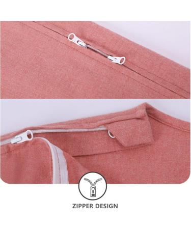 Shop WEEOATAR Patient Clothes - Comfortable Post-Op & Bedridden Clothing for Seniors | Zippered Pajamas & Disability Wear in Red XL - Buy Online on GoSupps.com