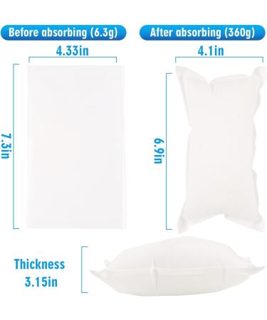 36pc Dry Ice Packs for Shipping - Reusable Cold Shipping Packaging for Frozen Food & Drinks - Bulk Dry Ice Sheets for Coolers - 4.33in x 7.3in - Buy Online on GoSupps.com
