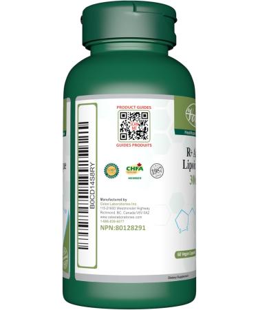 VORST R Alpha Lipoic Acid 300mg 60 Vegan Capsules | R ALA Powder Pills | Stabilized Antioxidant | Supports Nerve Health and Antioxidant Protection for Neuropathy | Maximum Bioavailability | 1 Bottle 60 count (Pack of 1) - Buy Online on GoSupps.com