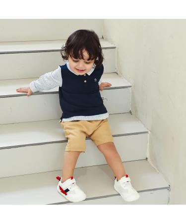 MK MATT KEELY Baby First Walking Shoes - Toddler Anti-Slip PU Leather Sneakers (4.5 UK, Red) - Buy Online on GoSupps.com