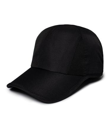 Ponyflo Active Ponytail Hat - Ponytail Caps for Women  Women's Baseball Caps - High Ponytail Hats for Women - Pony Tail Hat - Ponytail Baseball Hats for Women - Hat with Ponytail Hole for Women Black