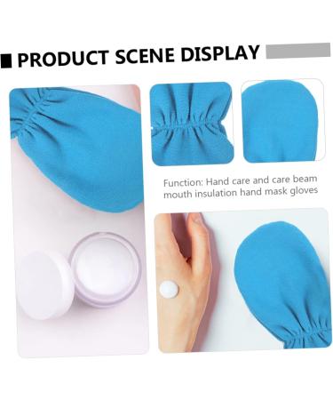 minkissy Lot de 4 paires de d'entretien pour huiles essentielles de spa hydratants chauffe-cire de paraffine de bain en paraffine de bain en polyester  - Buy Online on GoSupps.com