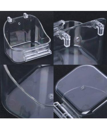 Shuoxpy Small Bird Bath Box - Parrot Bathing Tub for Small Birds, Parakeet, Canary, Budgerigar | Bird Cage Supplies - Random Color - Buy Online on GoSupps.com