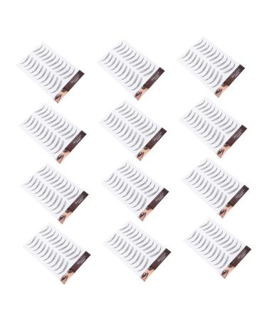 MAGICLULU 12 Sheets Waterproof Eyebrow Stickers Fake Eyebrows Stickera Man Artificial Transfer Stickers Filler