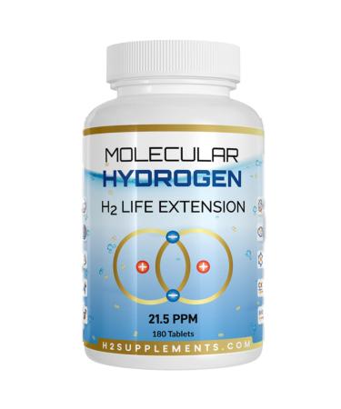 Molecular Hydrogen H2 Life Extension Tablets (180)