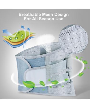 Lordosis Support Belt - Removable Upholstery Lower Back Orthopedic Waist Support for Herniated Disc - Unisex Black Lumbar Decompression Belt to Relieve Pain - Buy Online on GoSupps.com