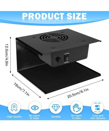 Professional Nail Dryer Fan - 110V 300W Hot & Cool Air Blower for Salons & Home Use | Fast Drying for Perfect Manicures - Buy Online on GoSupps.com