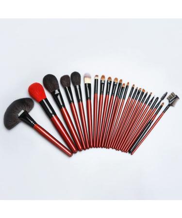 24 Makeup Brushes Set Of Brushes Wooden Handle Makeup Brushes Blush Brush Makeup Tools
