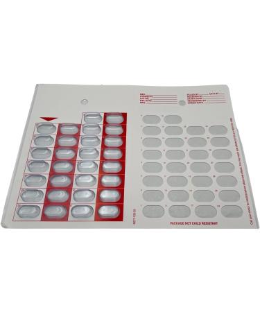 30 Day Disposable Cold Seal Medication Blister Packs - Fill & Seal Pill Medicine & Vitamins (6 Pack) - International Shipping Available - Buy Online on GoSupps.com
