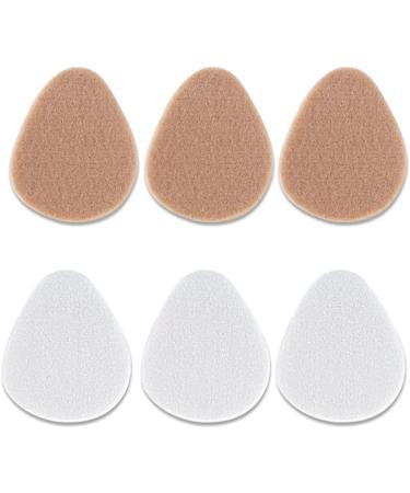 6 Pairs Felt Foot Pads & Cushions | Metatarsal & Ball of Foot Support | Invisible Self-Adhesive Insoles for Men & Women - Buy Online on GoSupps.com