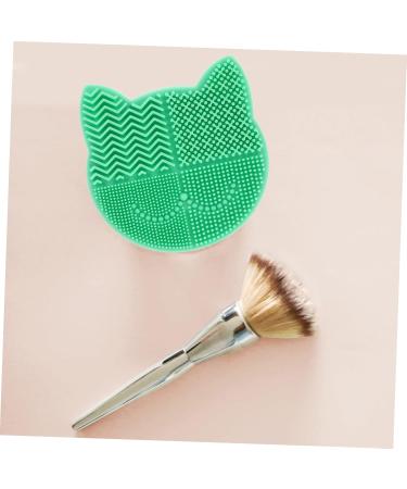 Didiseaon 2 1 Makeup Brush Storage Box Makeup Brush Stand Makeup Brush Cleaning Pad Silicone Make up Brush Holder Brush Cleaning Mat Cleaning Tool The Cat Storage Rack Silica Gel 11x2.5cm Green - Buy Online on GoSupps.com