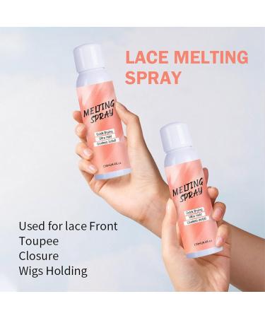Lace Bond Spray 130ml Daily Melting Spray for Lace Wigs Invisible Wig Glue Spray for Front Lace Wig - Buy Online on GoSupps.com