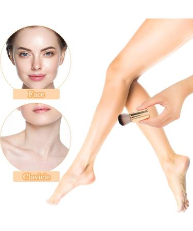 Self Tanner Brush Body Makeup Brush for Flawless Leg Makeup Sunscreen Brush Applicator- Kabuki Brush for Body Foundation Brush Makeup Brush for Face(Rose Gold) - Buy Online on GoSupps.com