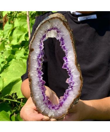 Natural Crystal Rough Amethyst Stone 275G Natural Amethyst geode Quartz Cluster - Buy Online on GoSupps.com