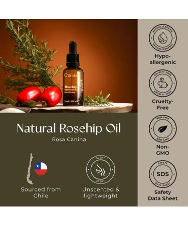 Gya Labs Rosehip Oil for Face (30ml) & Jojoba Oil for Hair (100ml) Set - Aromatherapy Grade Essential Oils Set - Buy Online on GoSupps.com