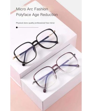 Frequently K Reading Glasses Women's Portable Fashion Anti-Blue Light Reading Glasses Reading Glasses +2.50 Dark Brown - Buy Online on GoSupps.com