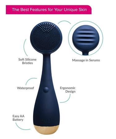 Buy Clean Facial Cleansing Device in Navy | Best International Shipping & Skincare Solutions - Buy Online on GoSupps.com