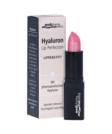 Medipharma Cosmetics HYALURON LIP Perfection lipstick rose 220 ml pink 4 grams pink 4 g (1 pack)